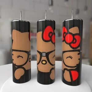 Hello Kitty Cute Black and Red 20oz Tumbler